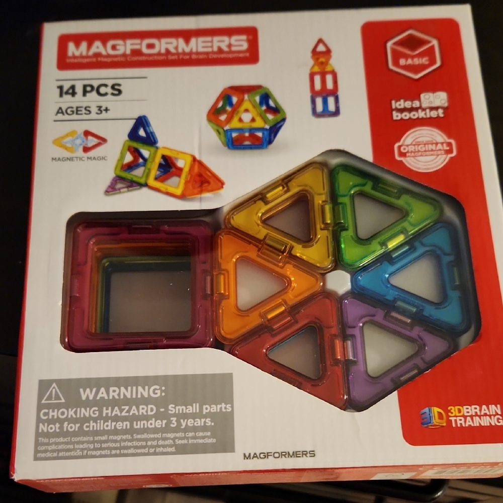 Basic Set - 14 PCS Colorful Magnetic Building Blocks